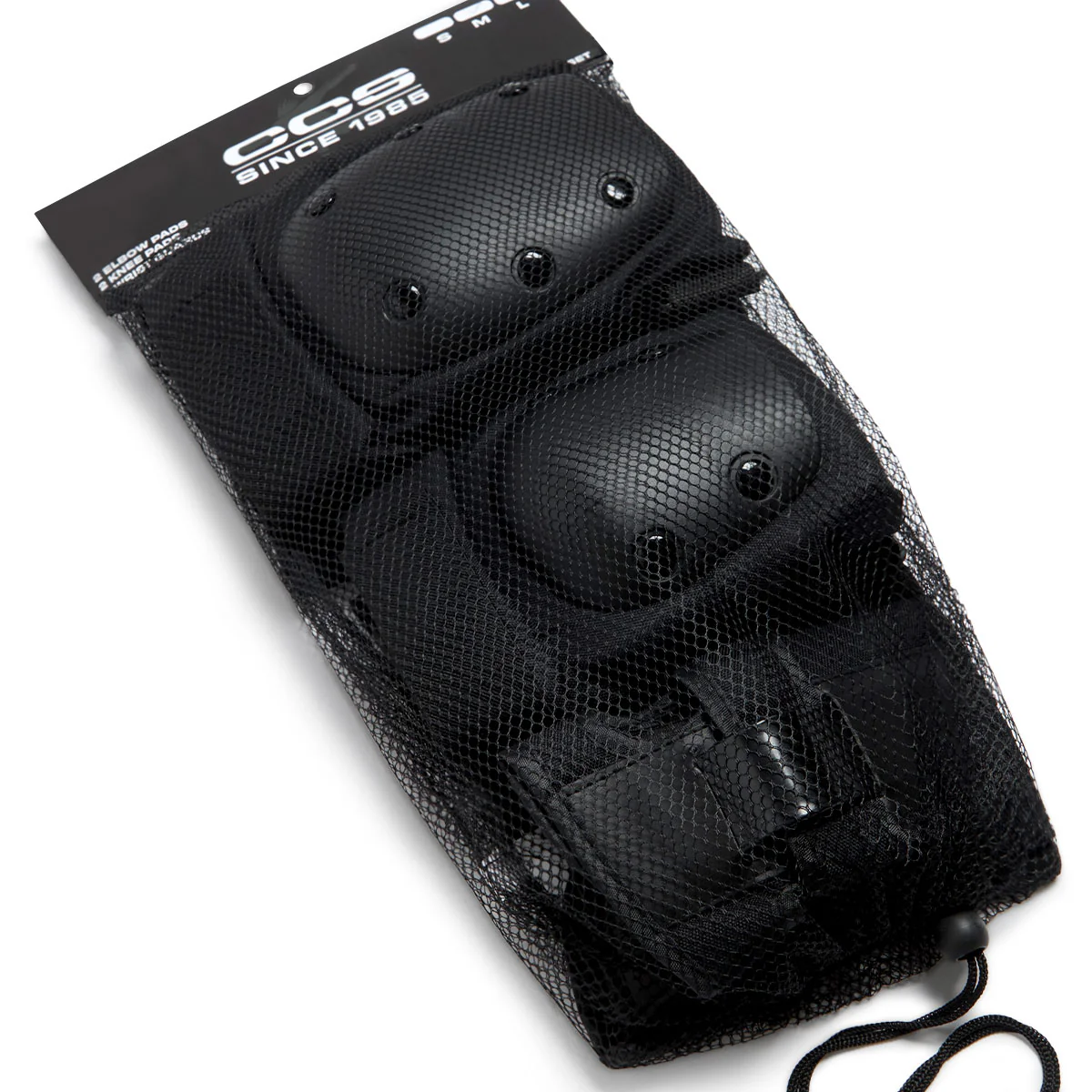 CCS 3 Pack Protective Pad Set Pads - Black - Image 2