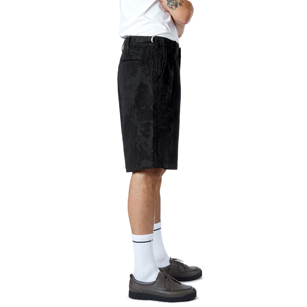 CCS Amoir Libre Pleated Shorts - Black Distortion - Image 7