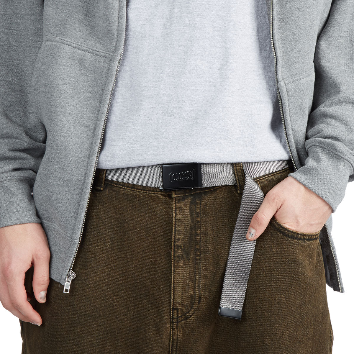 CCS Black Logo Buckle Belt - Checkerboard - Image 5