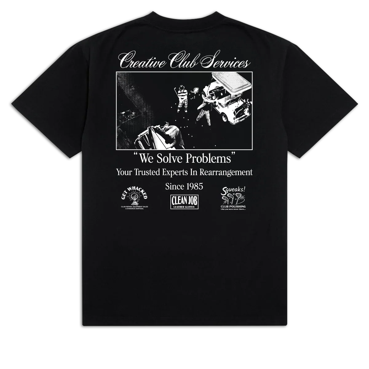 CCS Bootleg Creative Club Services T-Shirt - Black - LG