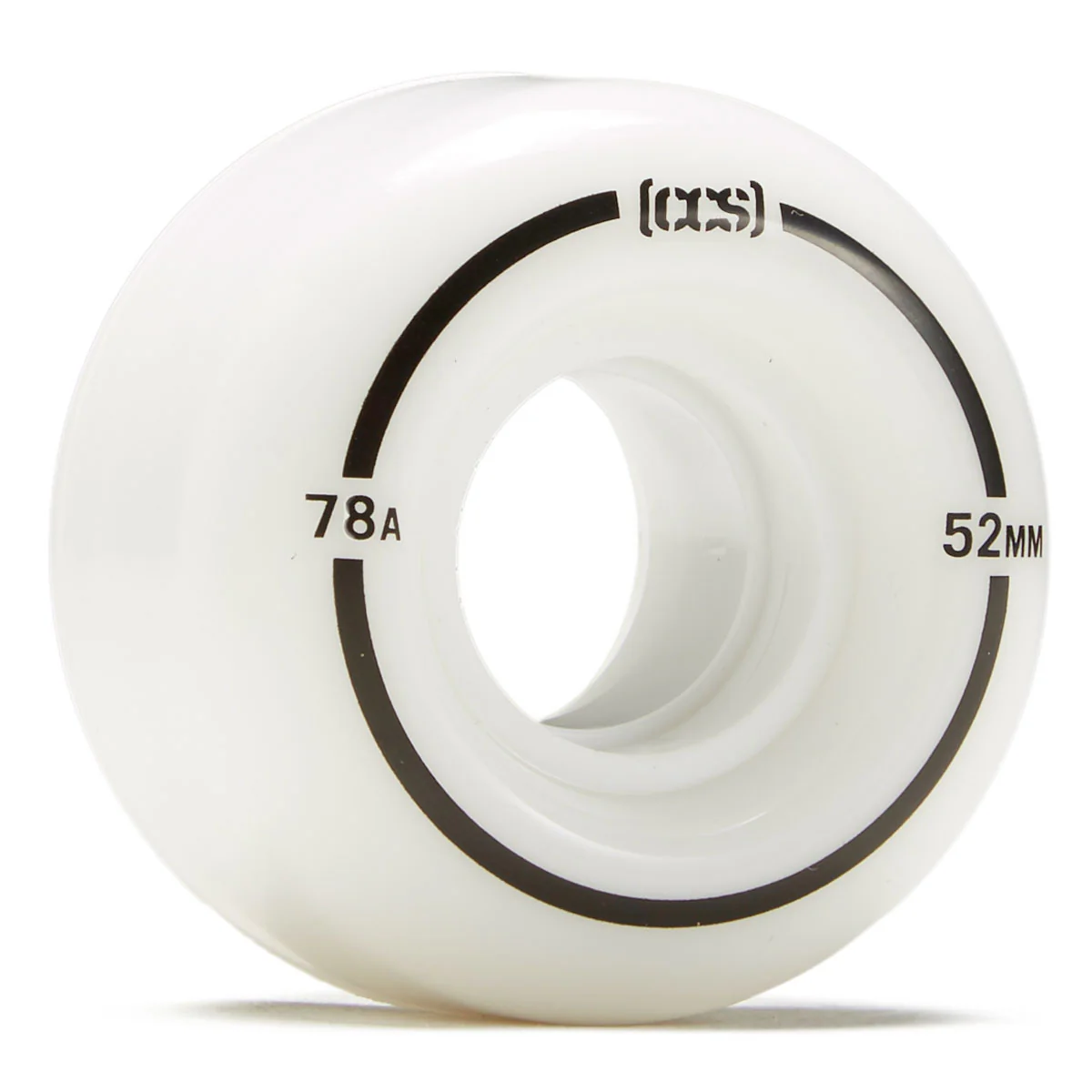 CCS Cruiser 78a Skateboard Wheels - White - 52mm