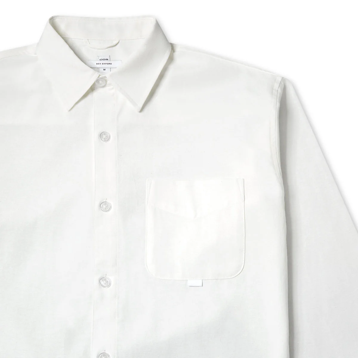CCS Custom Embroidered Box Oxford Shirt - White - Image 3