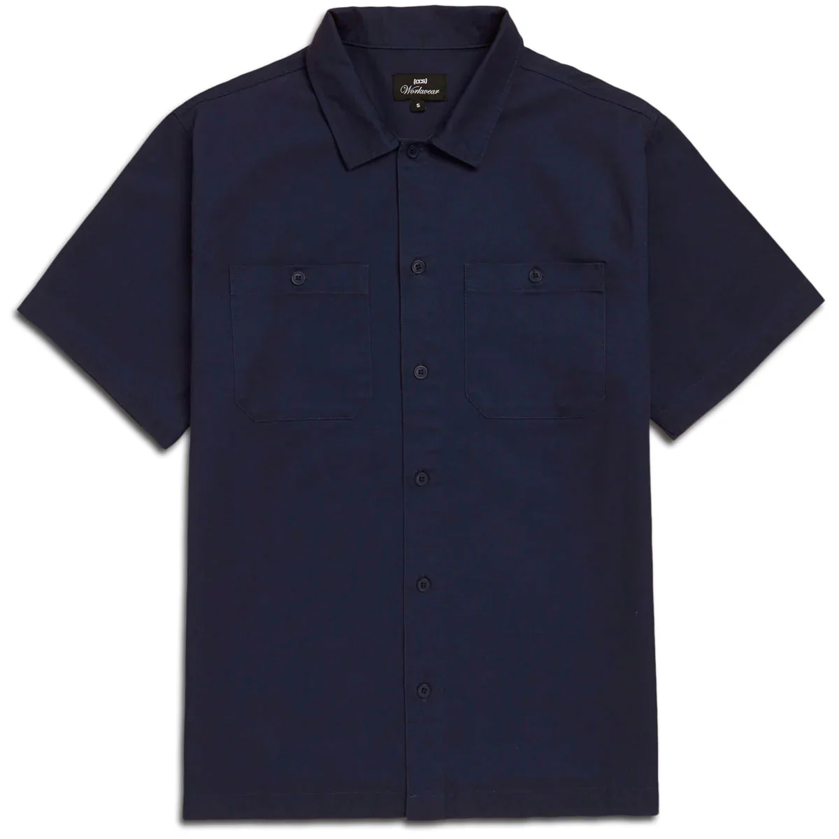 CCS Custom Embroidered Work Shirt - Navy - XL