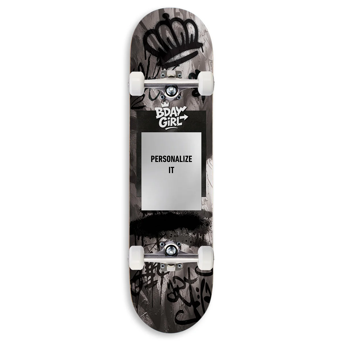 CCS Customs Birthday Skateboard Complete - Bday Girl - 8.00"
