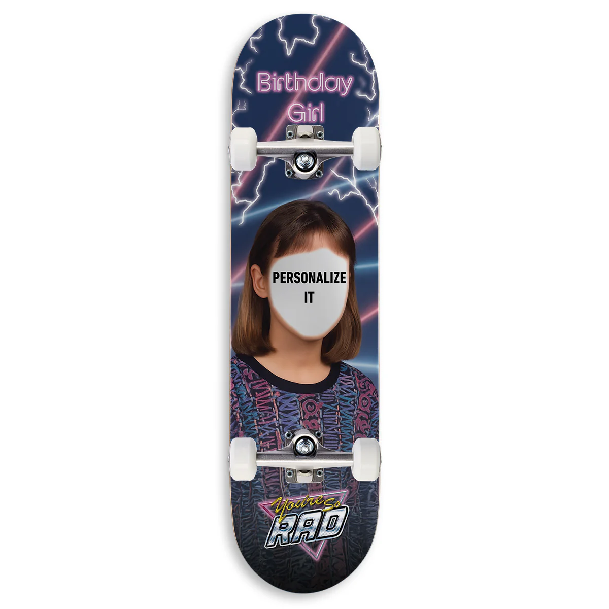 CCS Customs Birthday Skateboard Complete - School Photo Girl