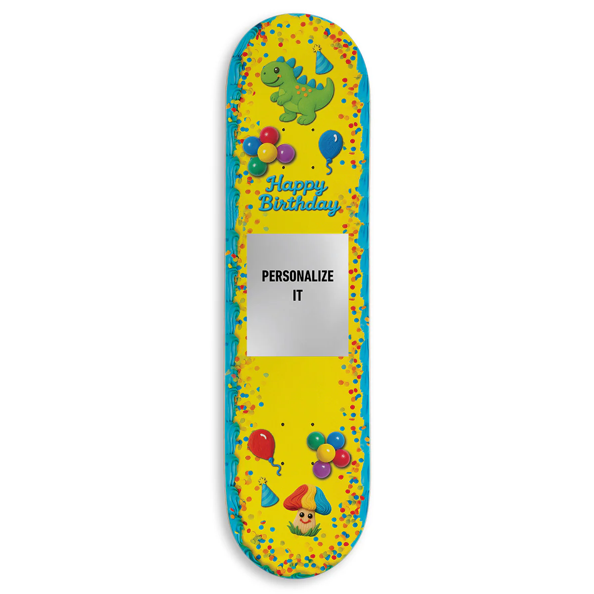 CCS Customs Birthday Skateboard Deck - Cake - 7.75"