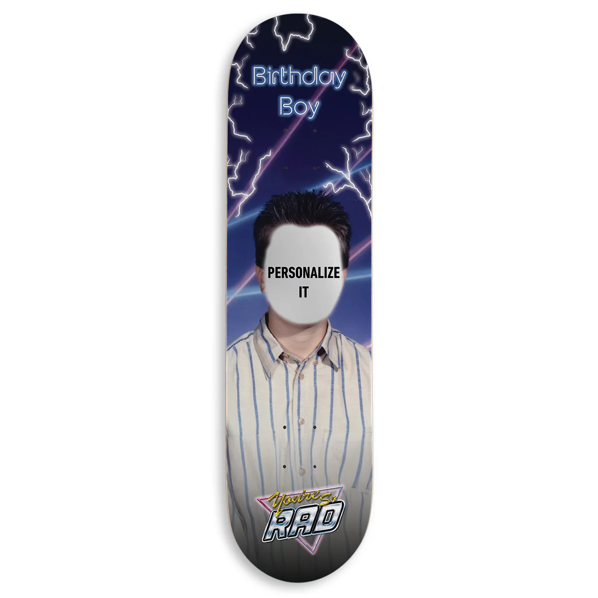 CCS Customs Birthday Skateboard Deck - School Photo Boy - 8.00"