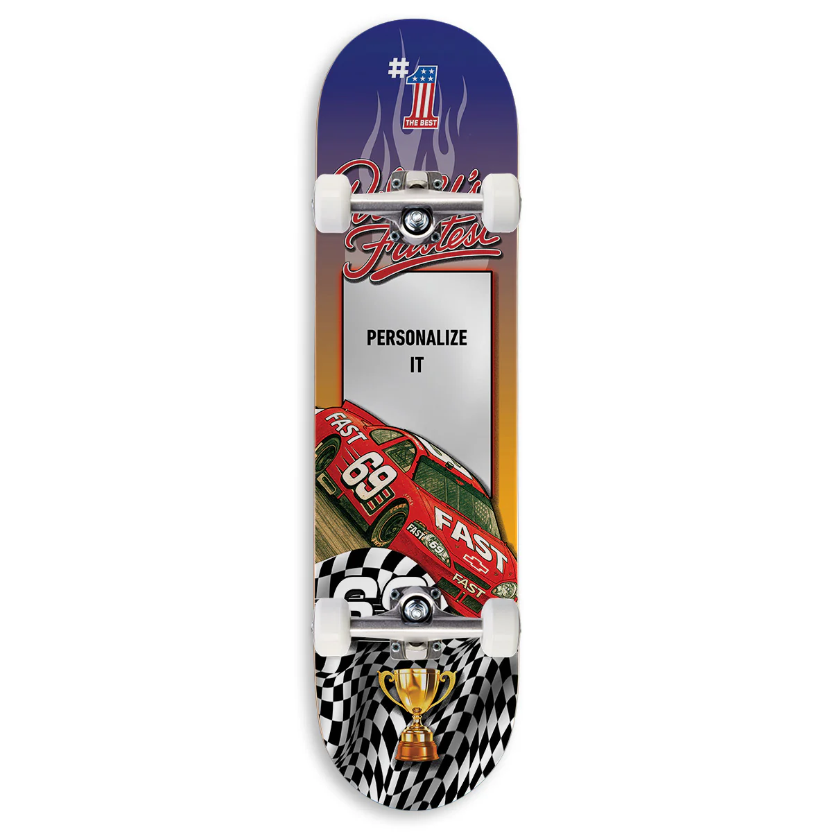 CCS Customs Photo Moments Skateboard Complete - Fastest Man - 8.50"