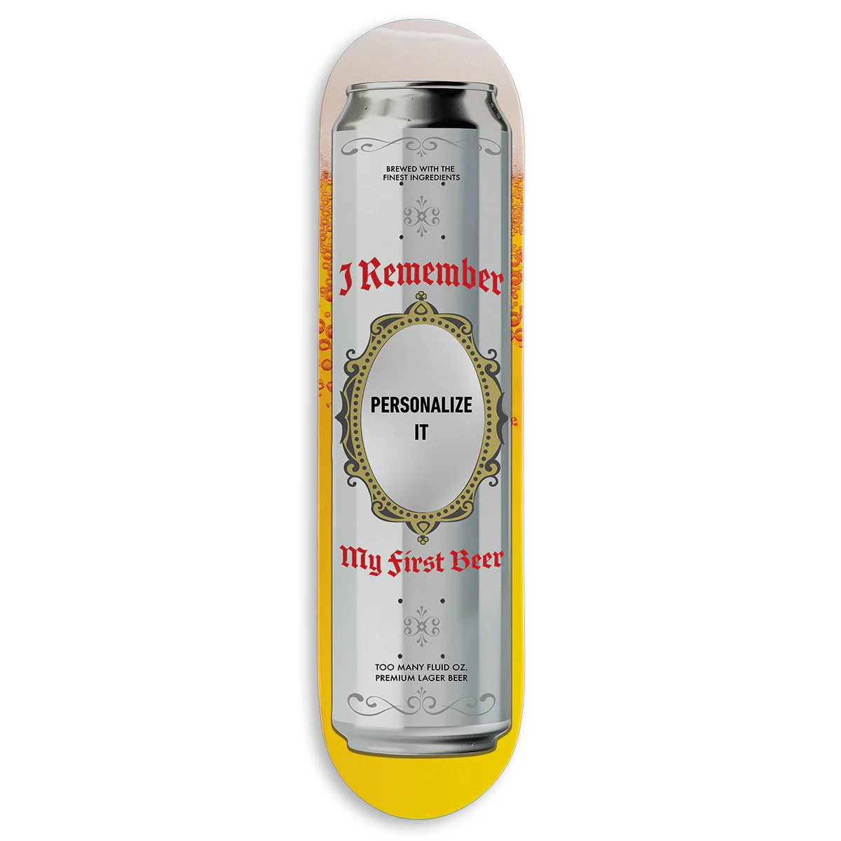 CCS Customs Photo Moments Skateboard Deck - My First Beer
