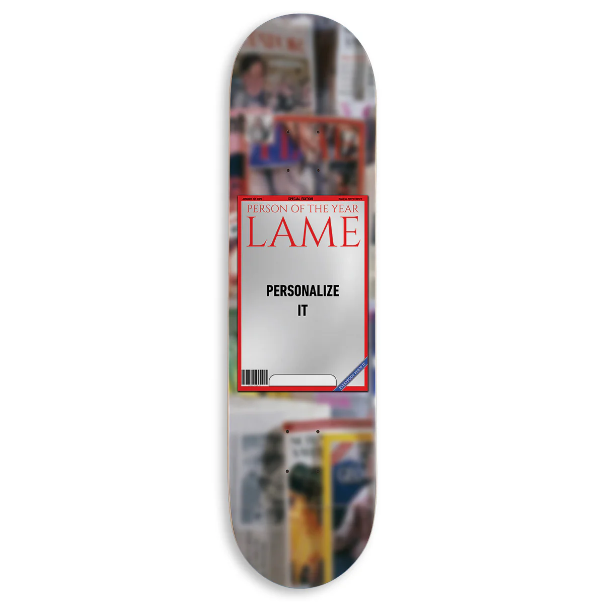CCS Customs Photo Moments Skateboard Deck - Person Of The Year - 8.50"