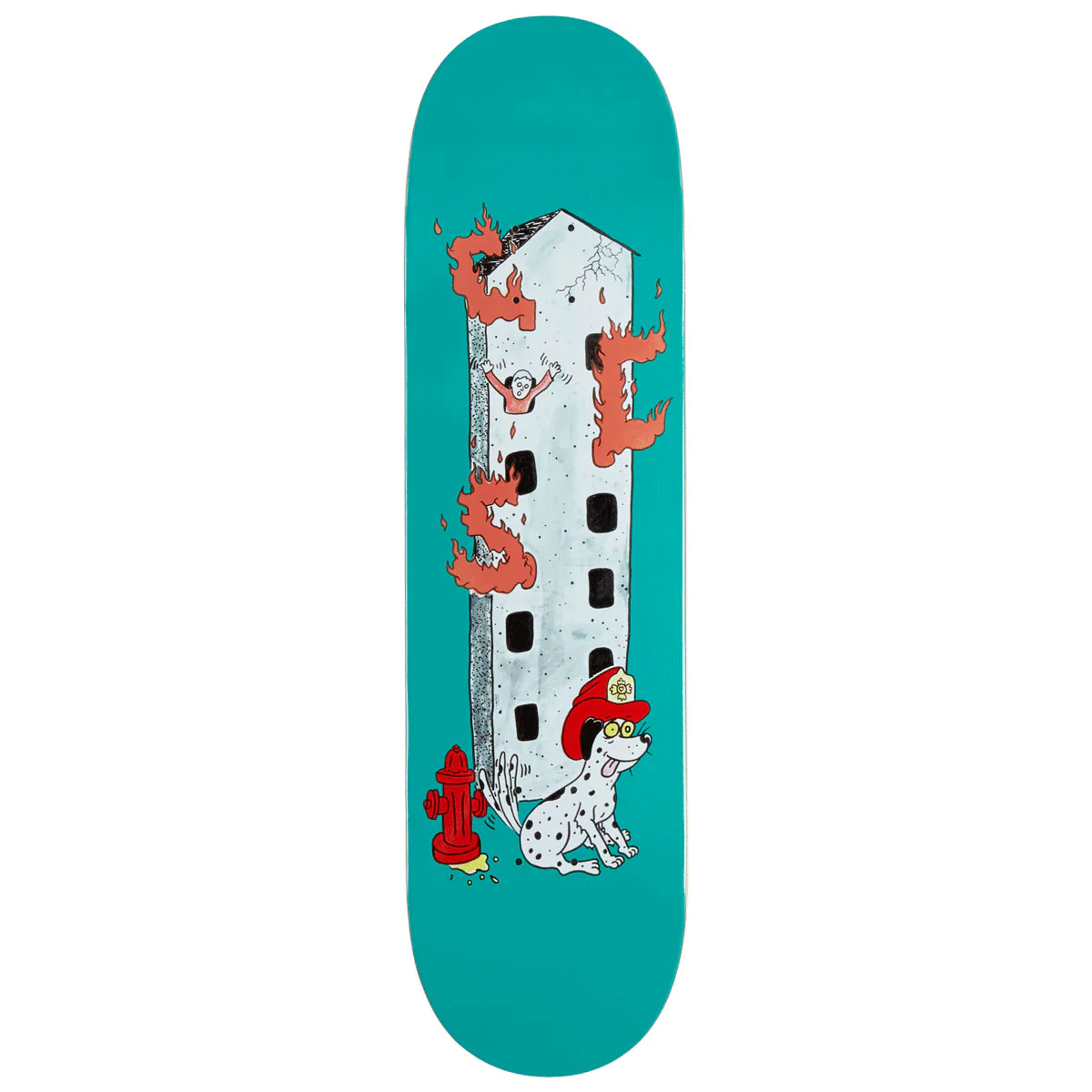 CCS Fireman Skateboard Deck - Teal