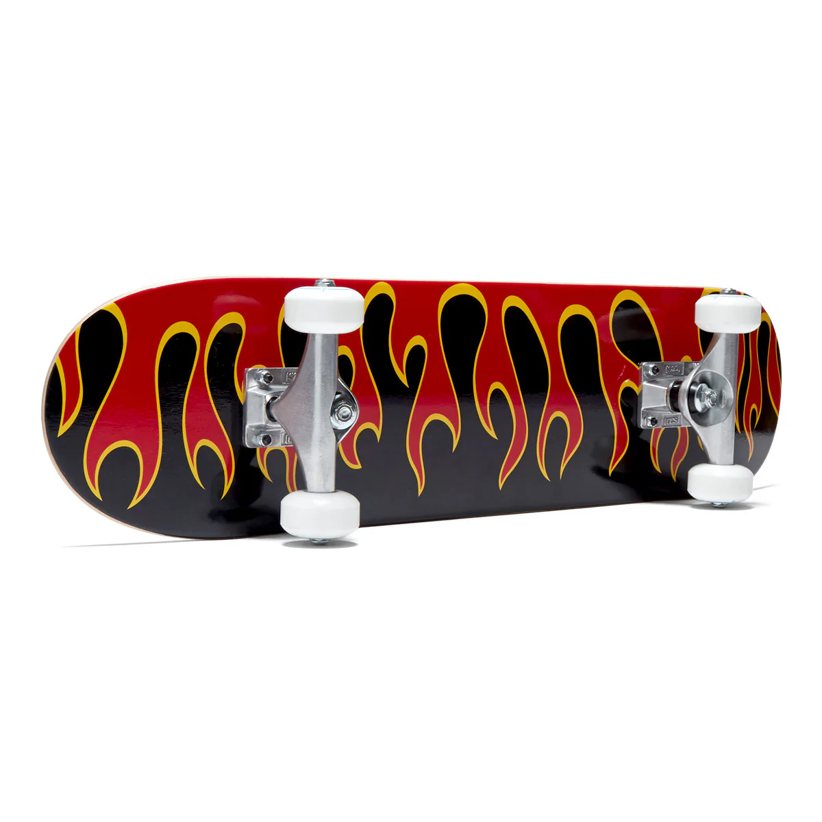 CCS Flames Mini Skateboard Complete - Black/Red - Image 7