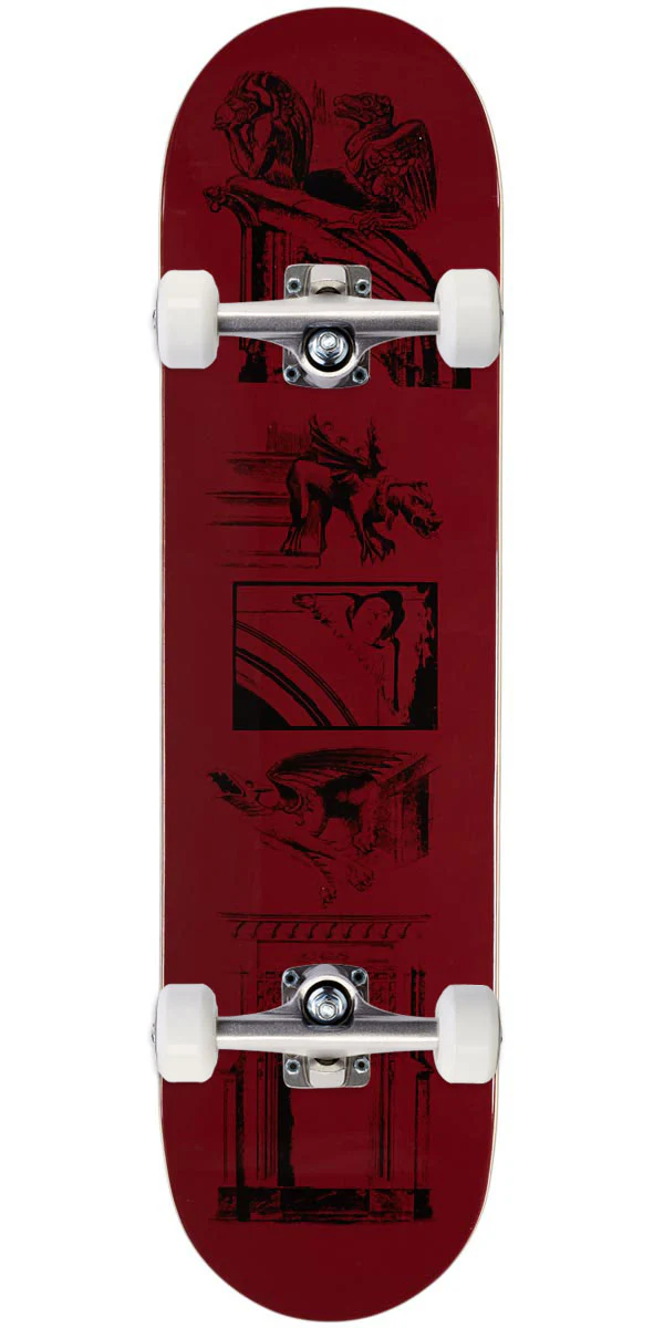 CCS Gargoyle Skateboard Complete - Red - 8.00"