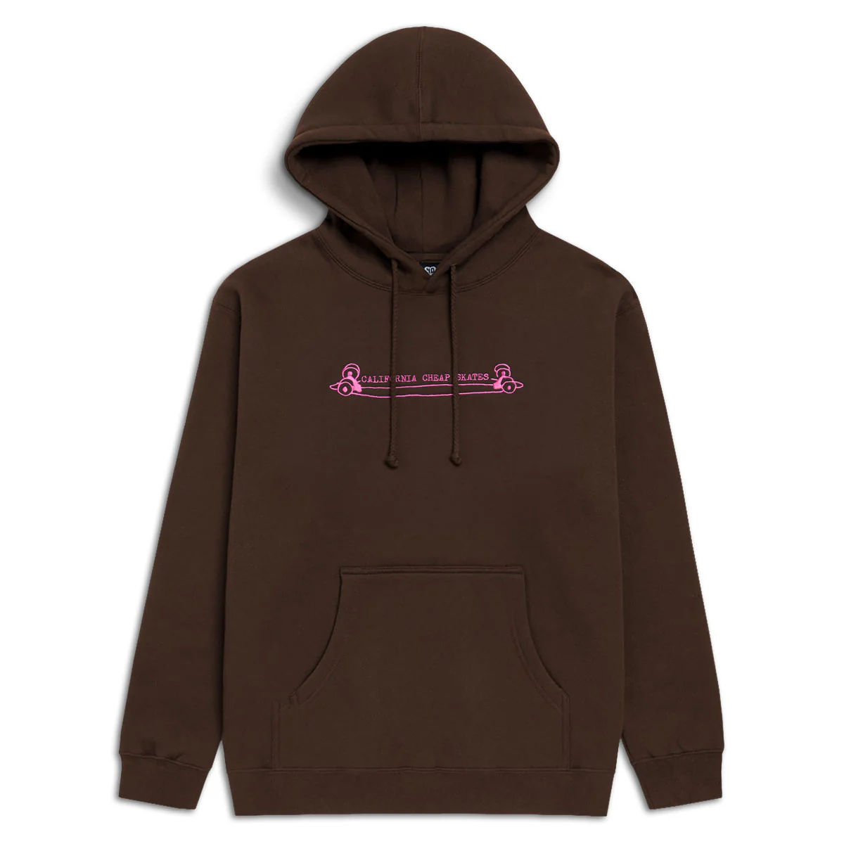 CCS Heritage Cheap Skates Hoodie - Brown/Pink - SM