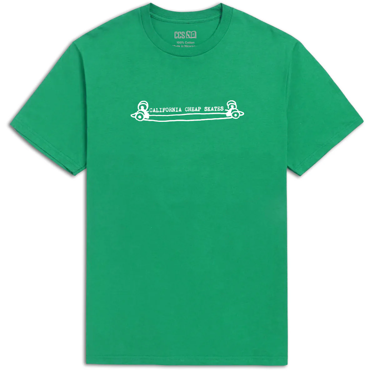 CCS Heritage Cheap Skates T-Shirt - Green - SM