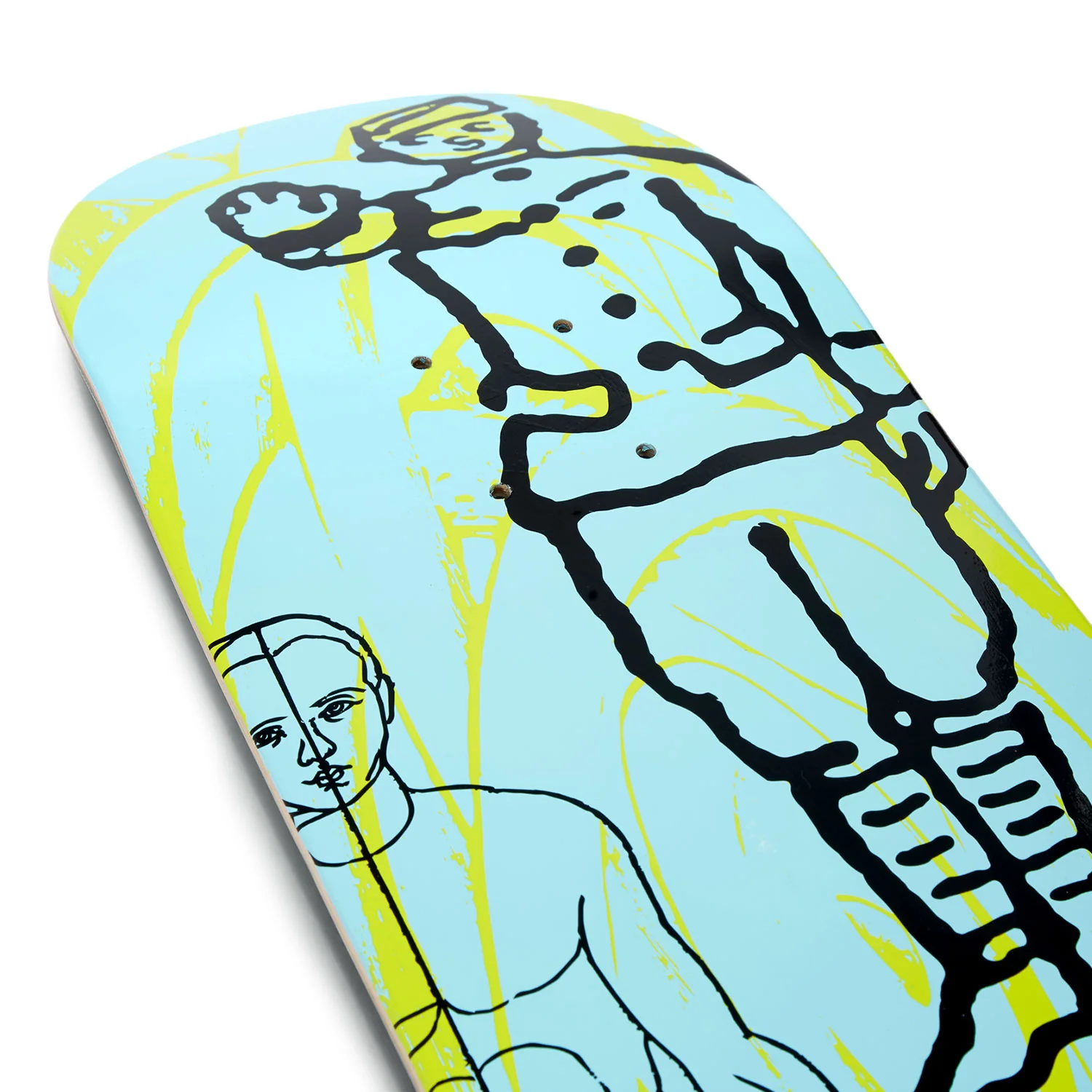 CCS Human Condition Skateboard Complete - Teal/Slime - Image 3