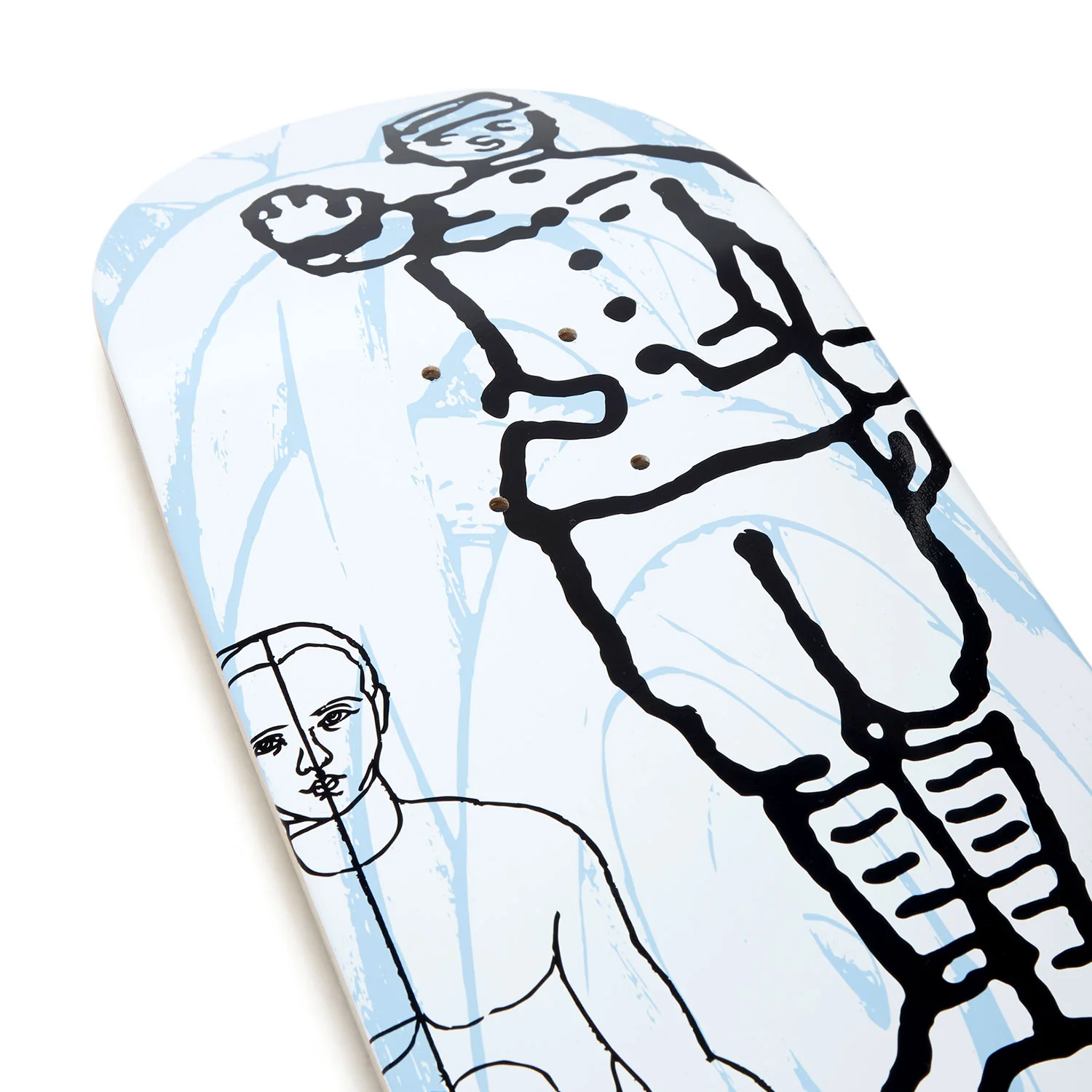 CCS Human Condition Skateboard Complete - White/Blue - Image 3