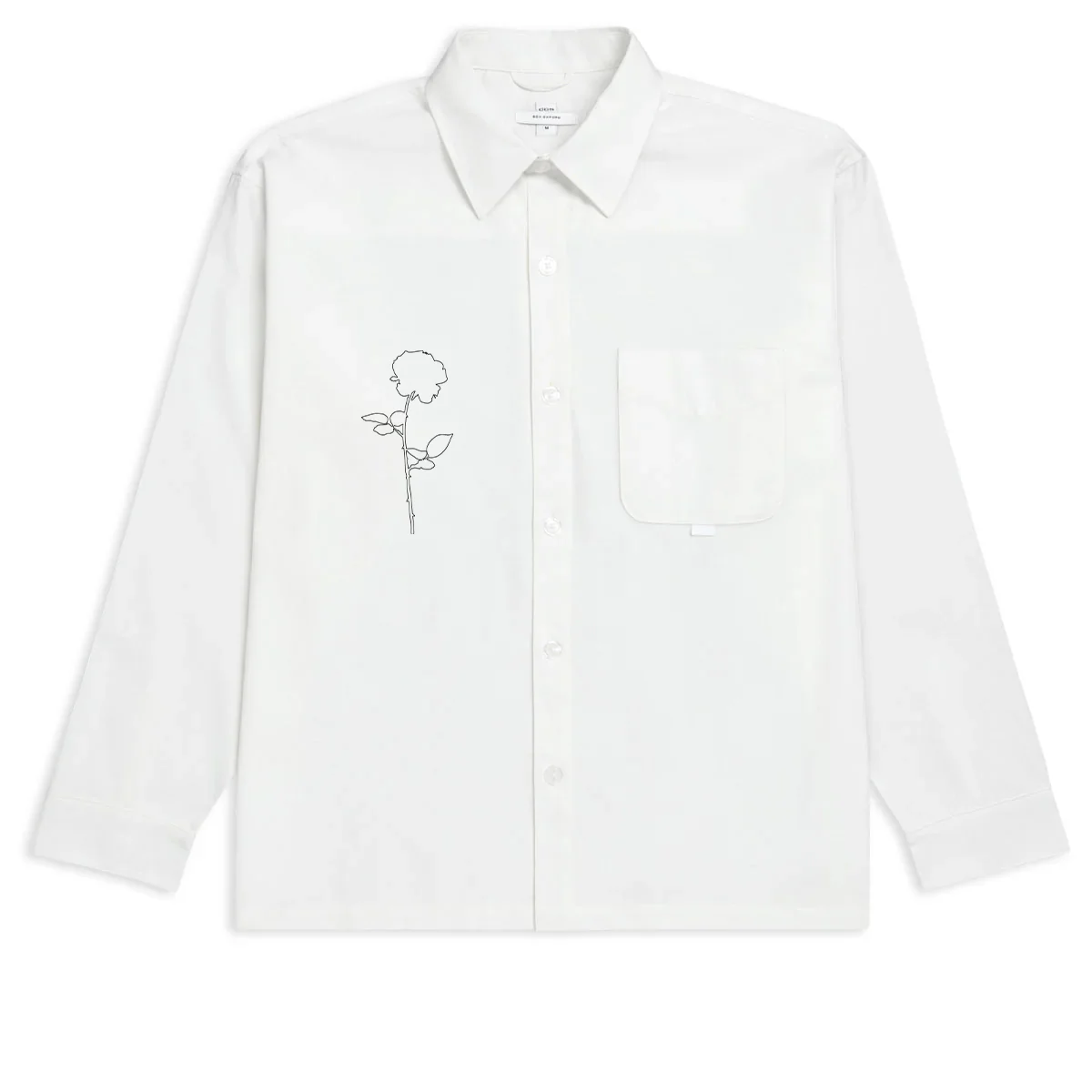 CCS Kiss From A Rose Box Oxford Shirt - White - MD