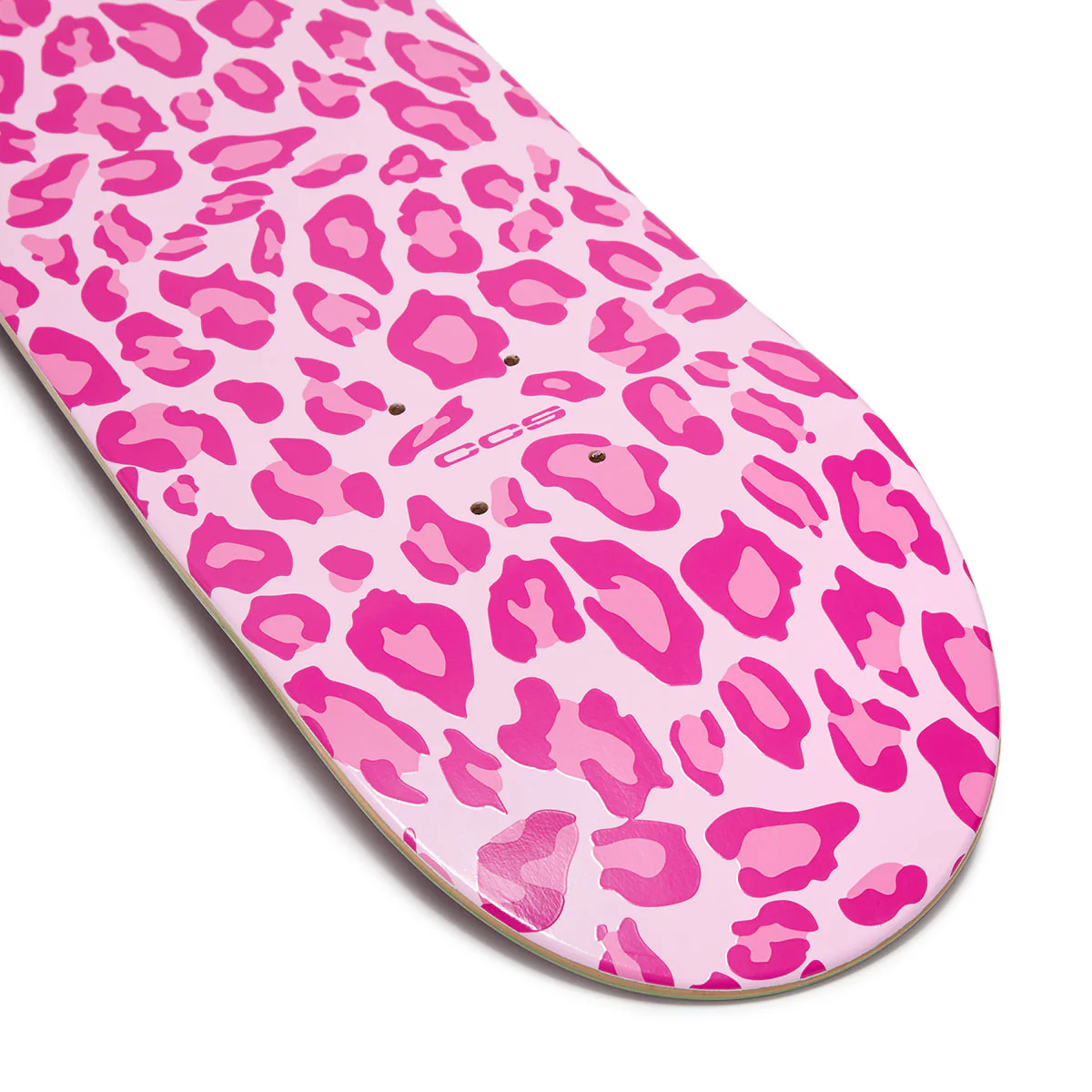 CCS Leopard Embossed Skateboard Deck - Pink - Image 4
