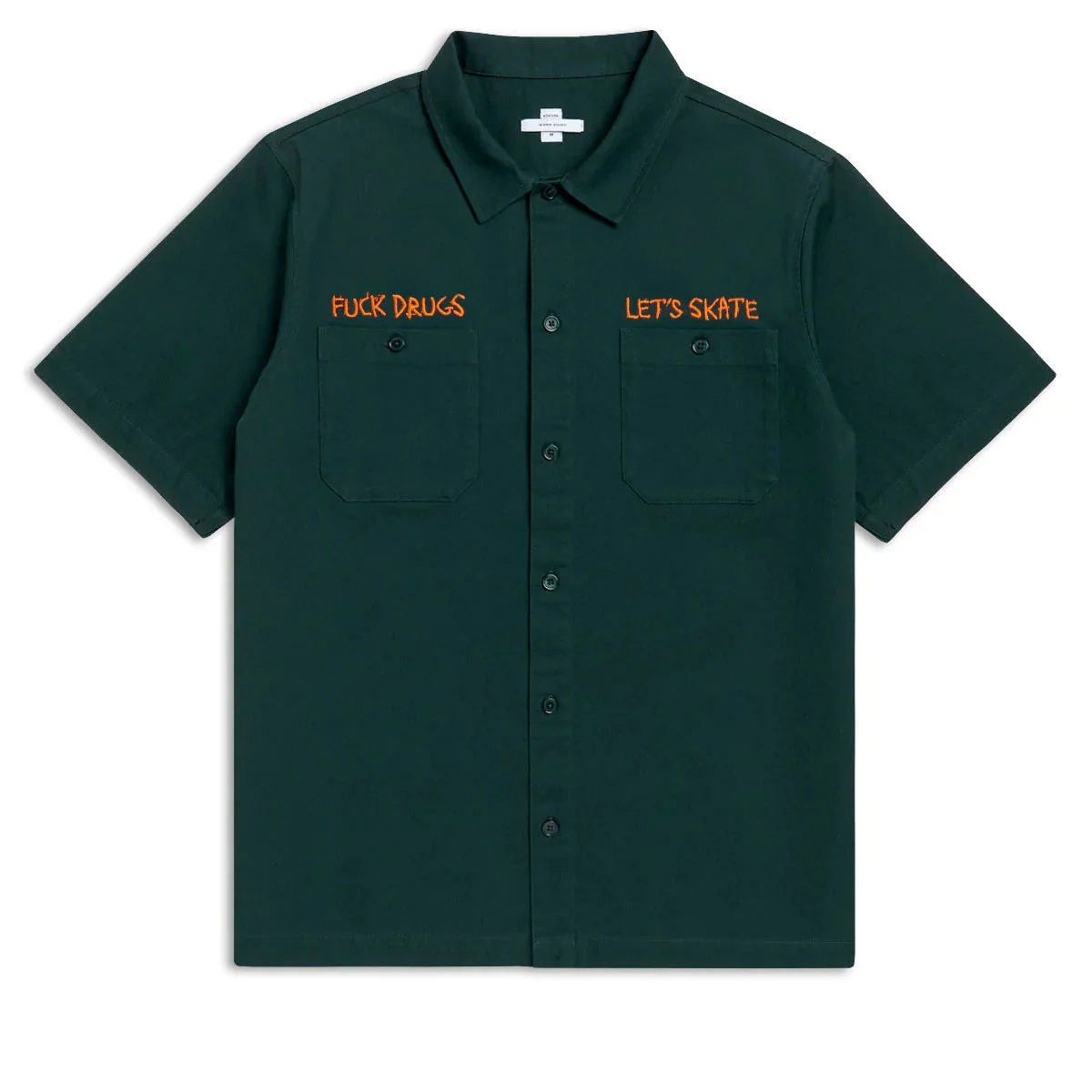 CCS Live x Heroin 420 Work Shirt - Hunter Green - XS