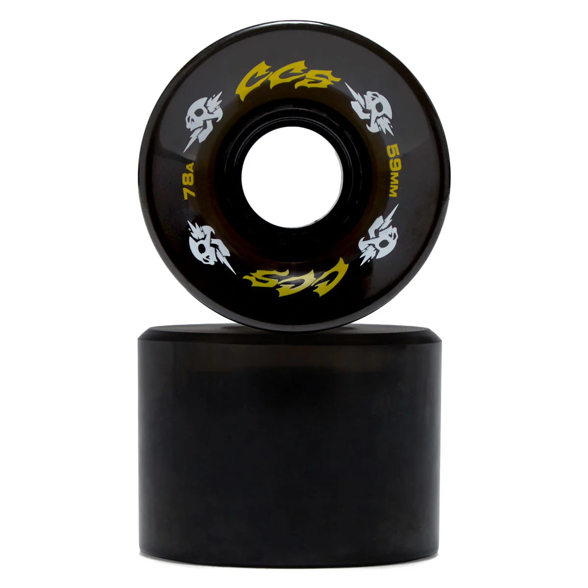 CCS Retro Cruiser 78a Skateboard Wheels - Surf Black - 59mm - Image 2