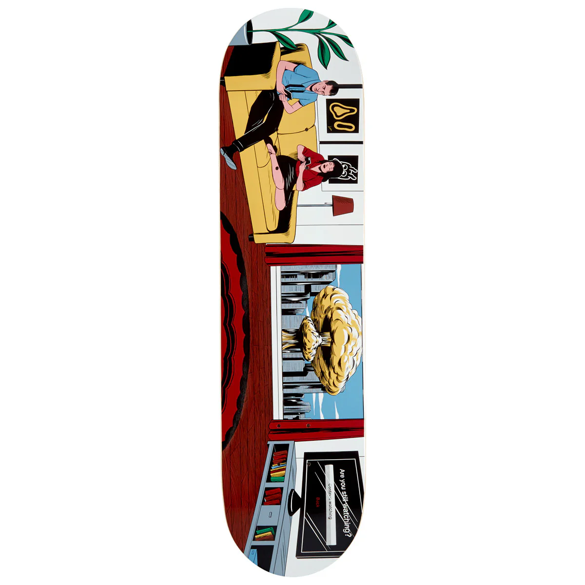 CCS Screen Time Still Watching Skateboard Deck - 7.75"