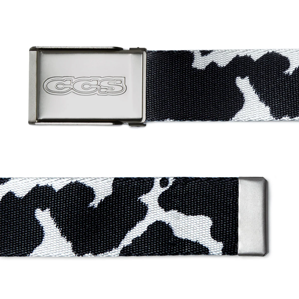 CCS Silver 96 Logo Web Belt - Cow - Image 2