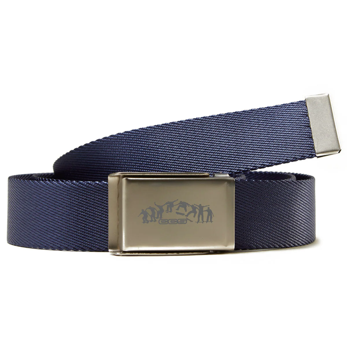 CCS Silver Kickflip Buckle Belt - Navy
