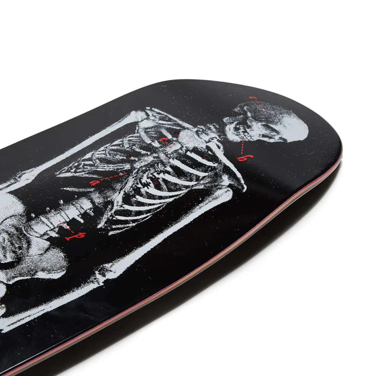 CCS Skeleton Shp1 Shaped Skateboard Deck - Black - Image 3