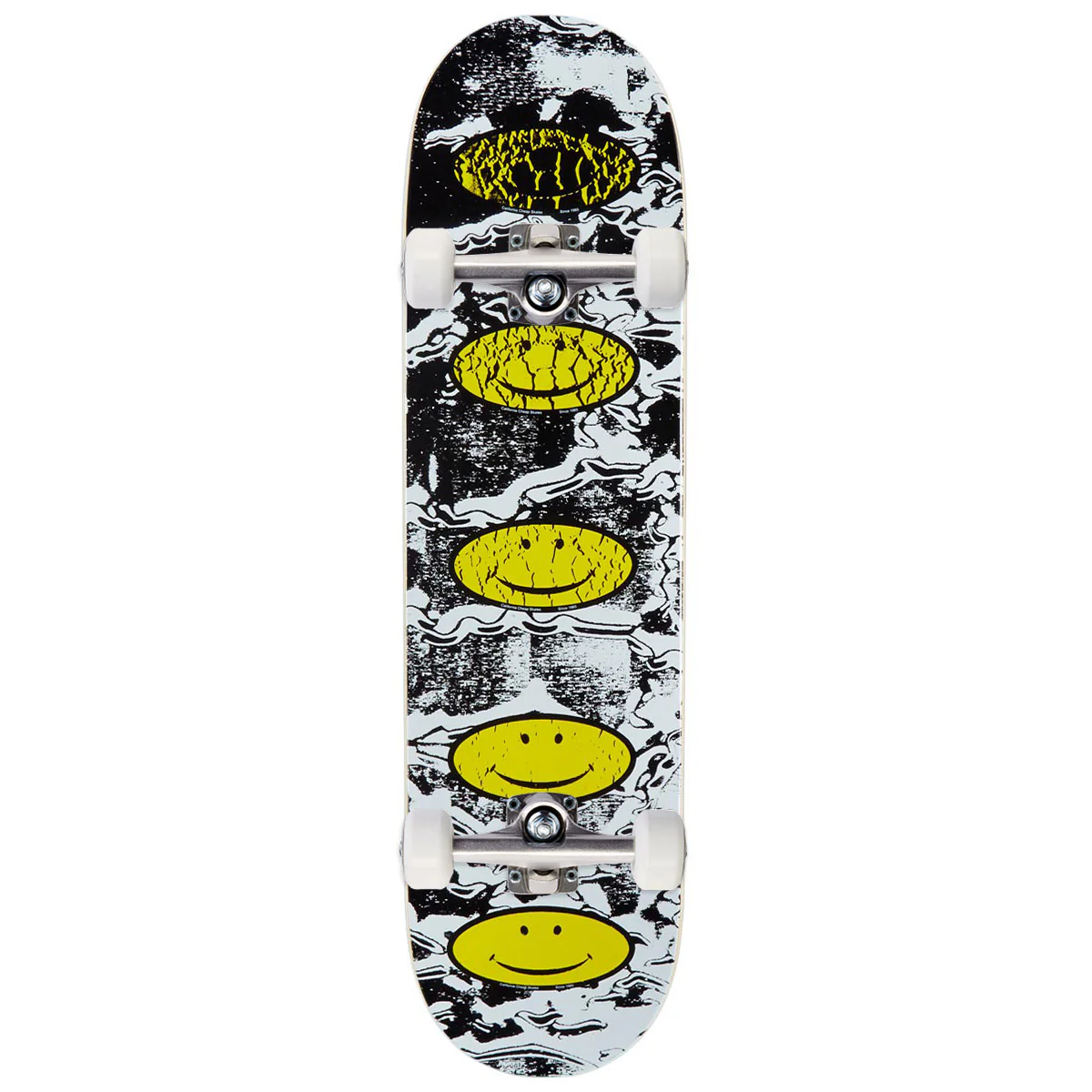 CCS Smile Decay Skateboard Complete - Black - 7.75"