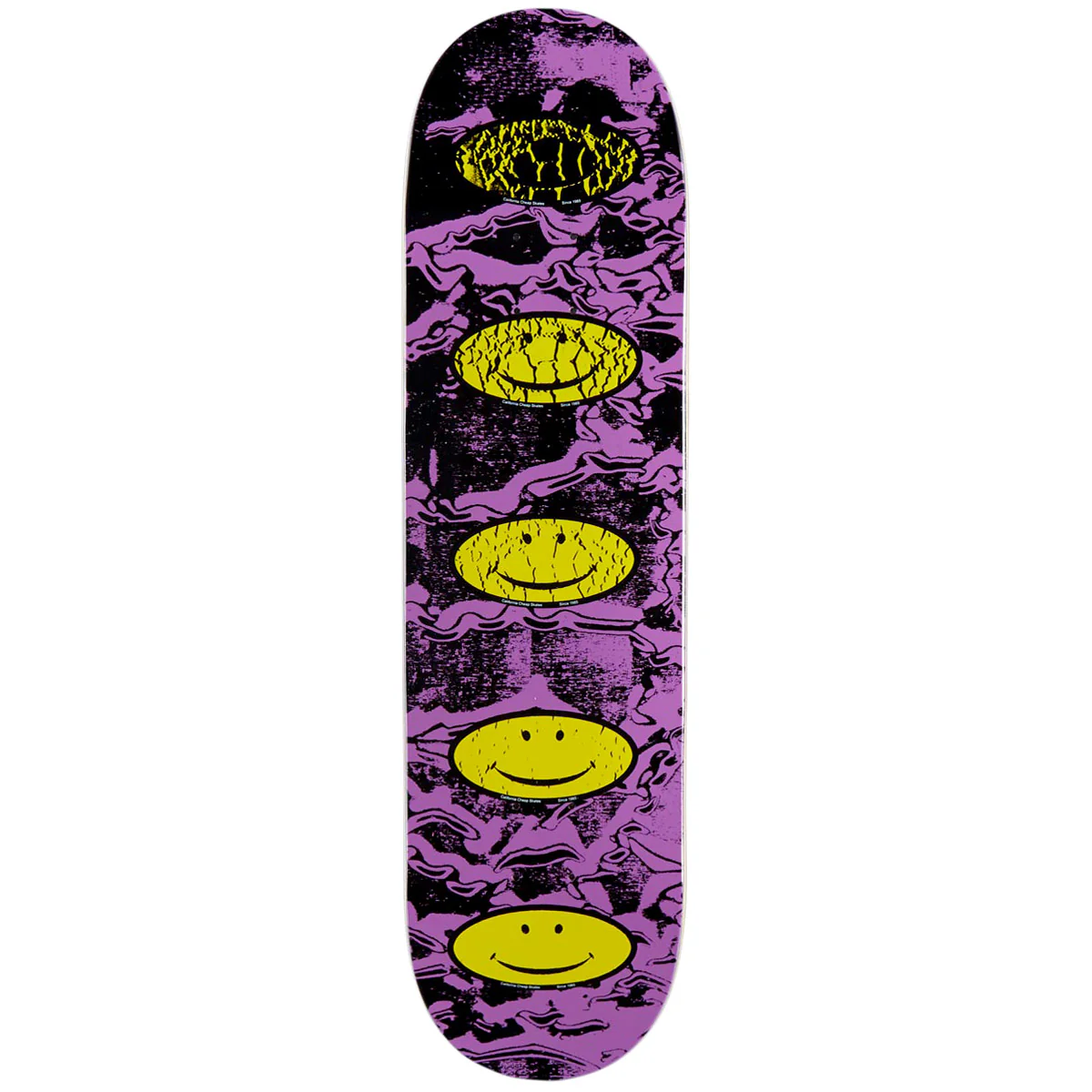 CCS Smile Decay Skateboard Deck - Purple