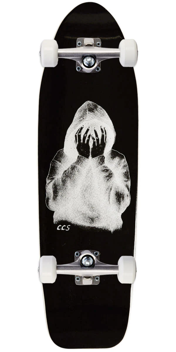 CCS Smile on The Surface Crusier Skateboard Complete - Black - 8.00"