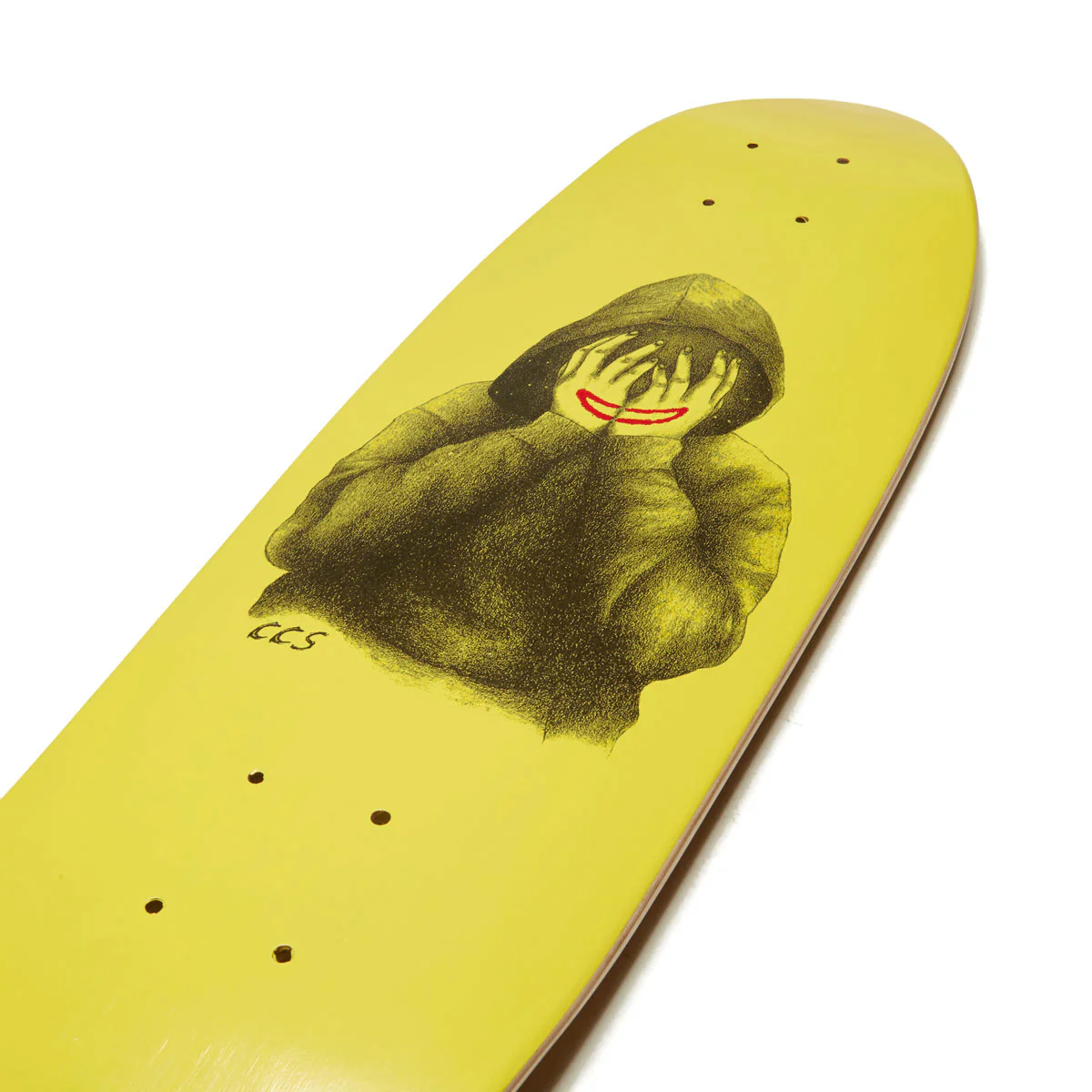 CCS Smile on The Surface Crusier Skateboard Complete - Yellow - 8.00" - Image 3