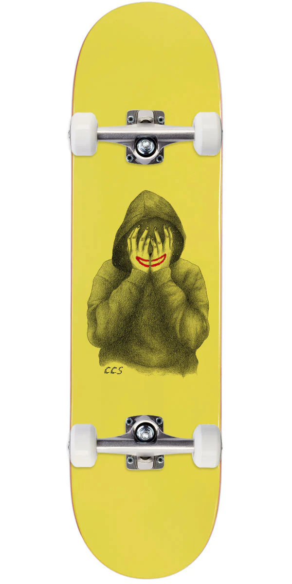 CCS Smile on The Surface Skateboard Complete - Yellow