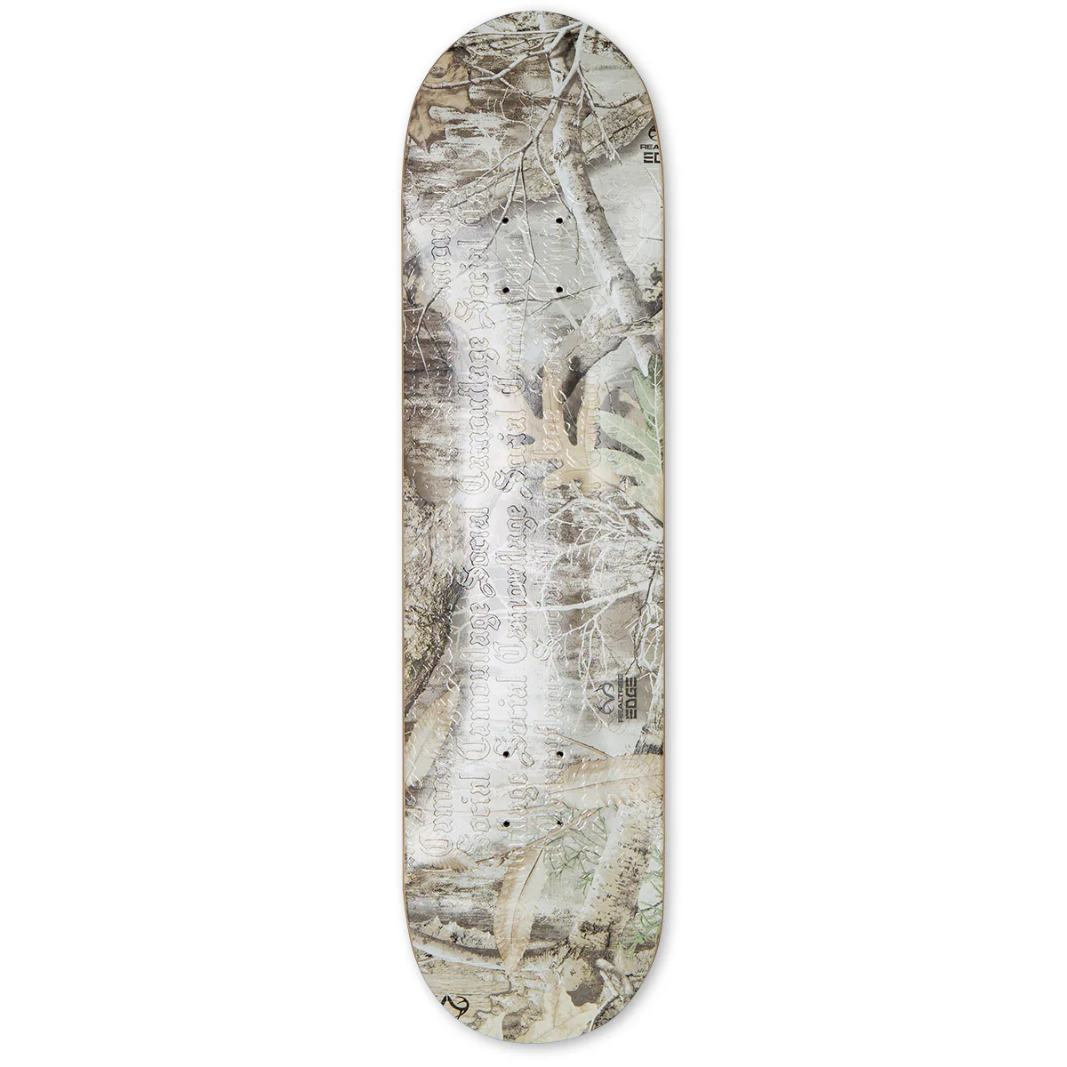 CCS Social Camouflage Embossed Skateboard Deck - Realtree Edge - 7.75"