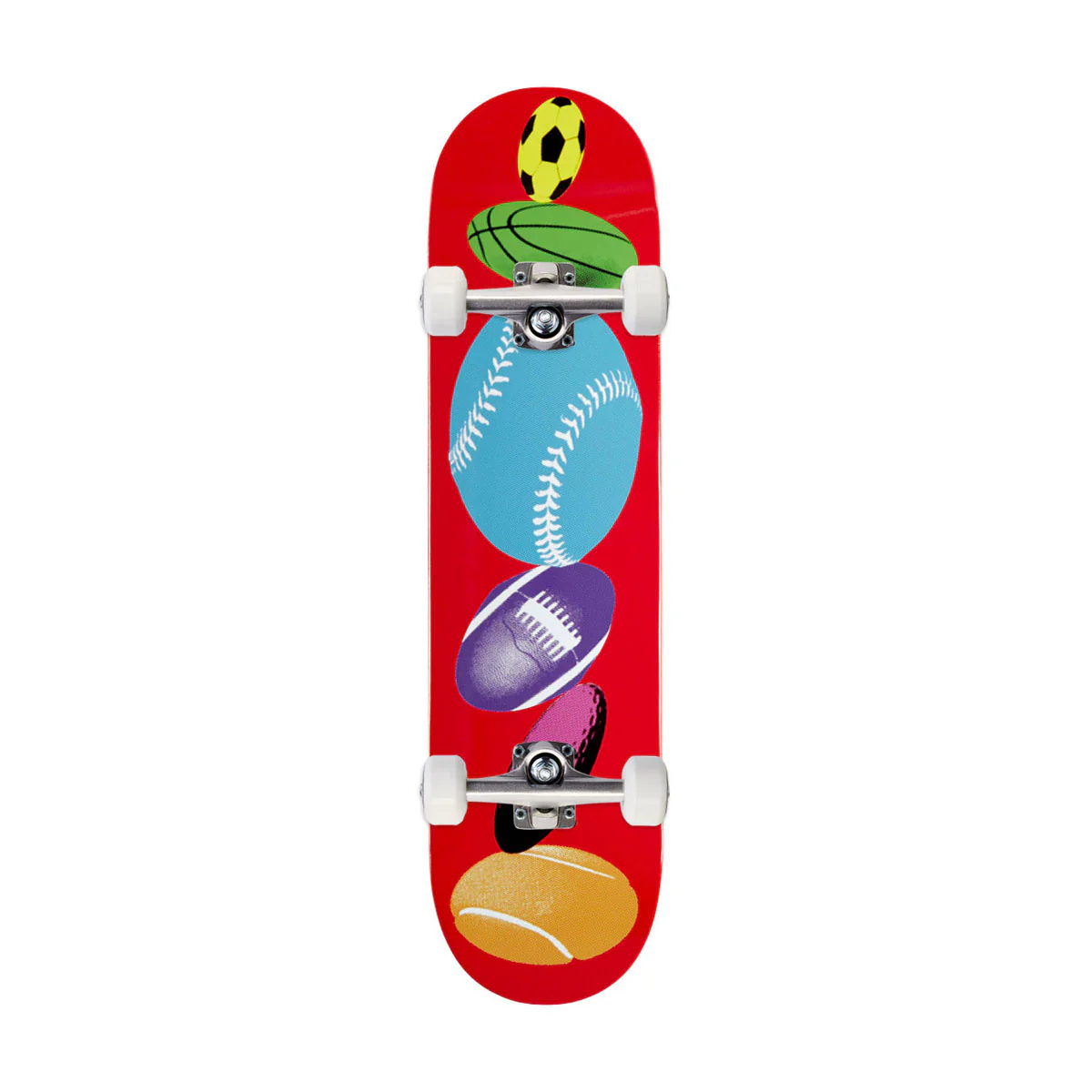 CCS Sports Ball Mini Skateboard Complete - Red