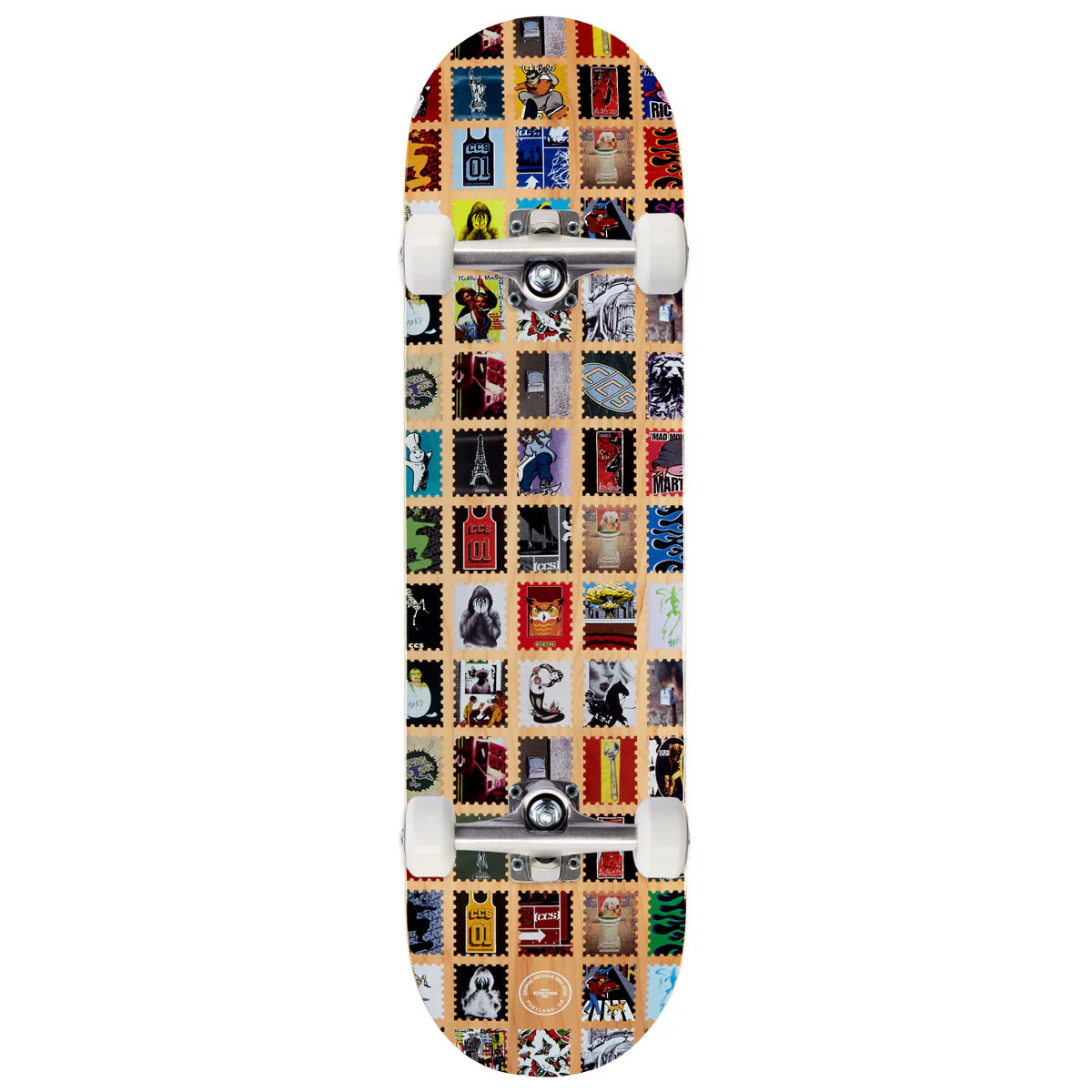 CCS Stamp Archive Skateboard Complete - Multi