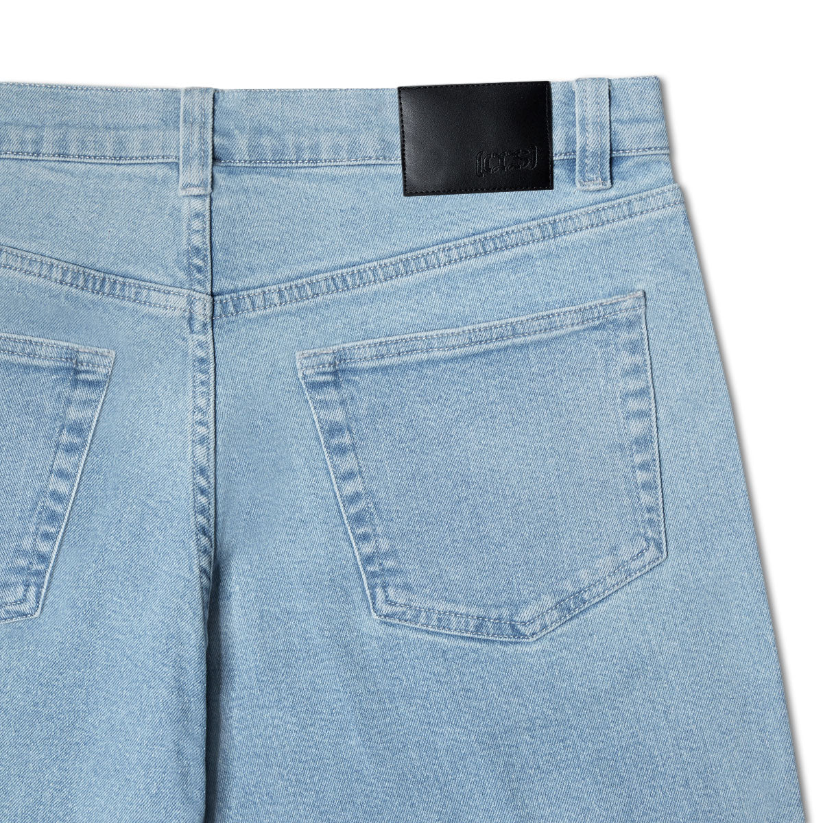 CCS Slim Stretch Denim Jeans - 12oz Bleach Wash - Image 7