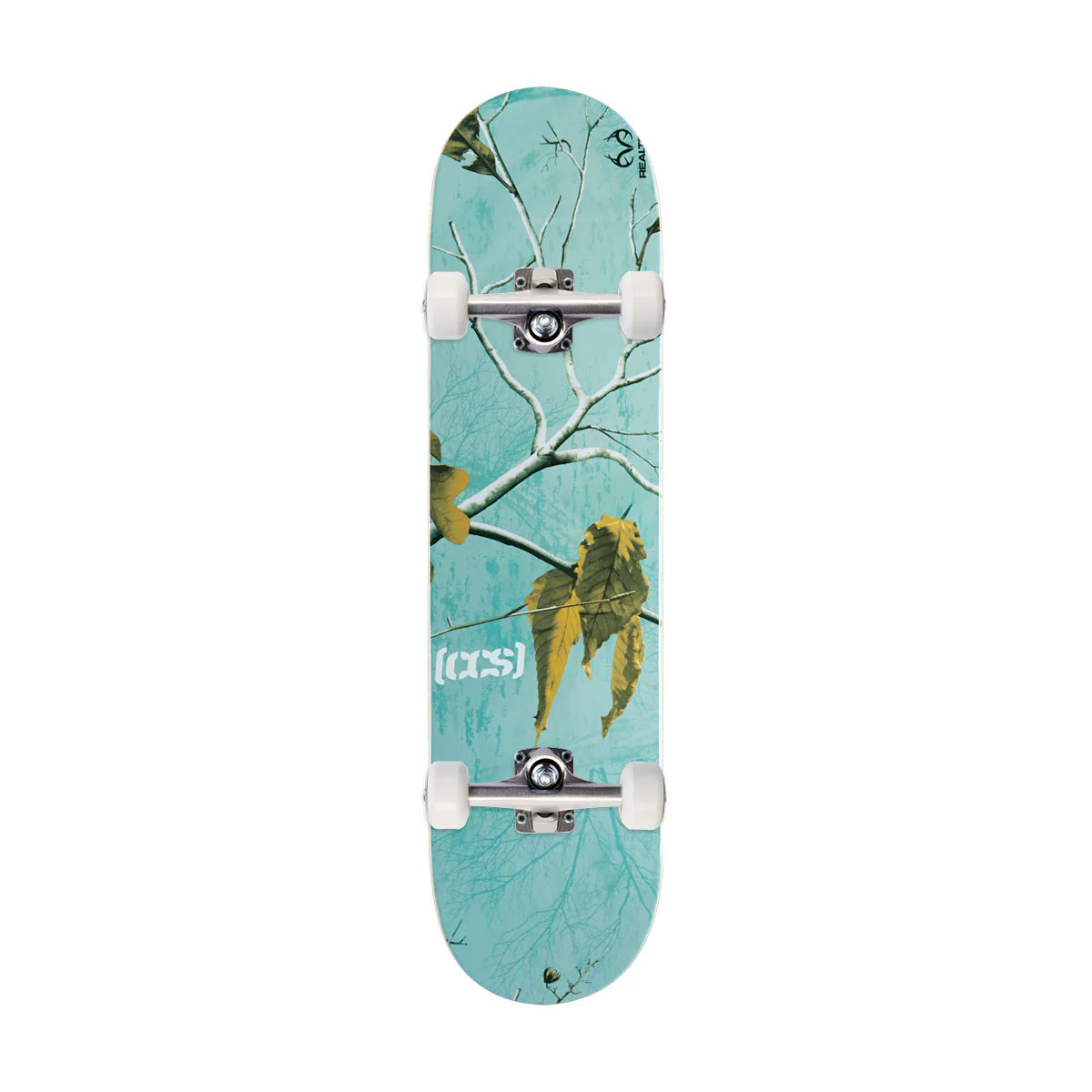CCS x Realtree Logo Mini Skateboard Complete - Sea Glass