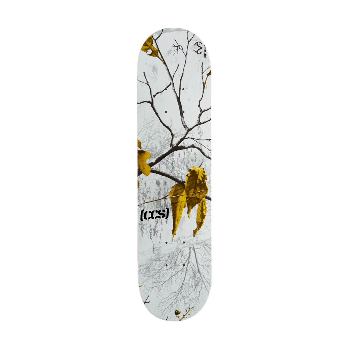 CCS x Realtree Logo Mini Skateboard Deck - Snow