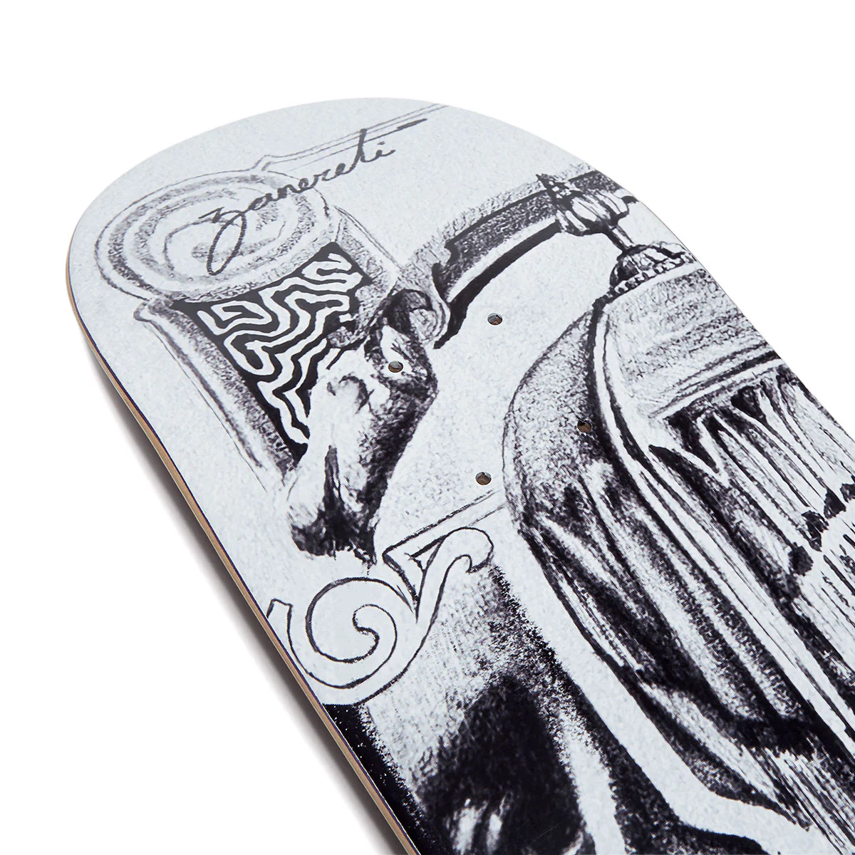 CCS x Zanereti Sweat Meadow Skateboard Deck - Image 3