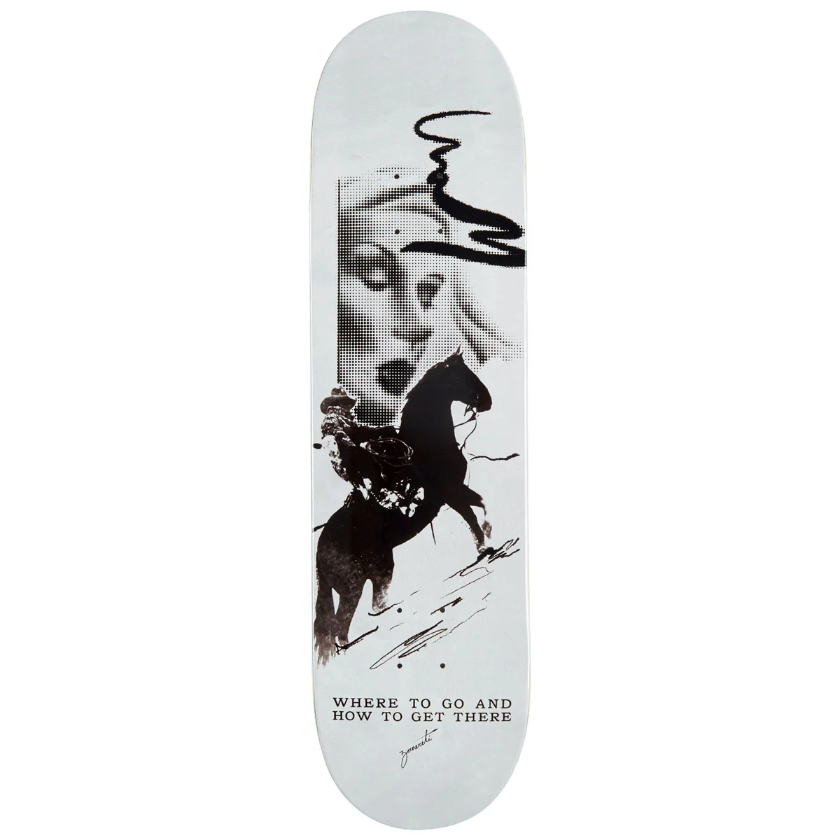 CCS x Zanereti Where To Go Skateboard Deck - 8.50"