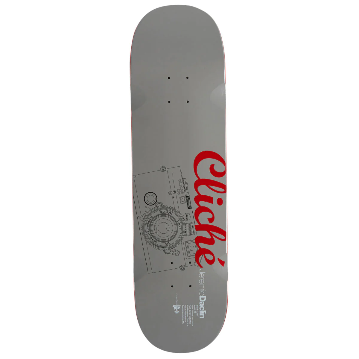 Cliché Jeremie Daclin Camera Skateboard Deck - 8.50"