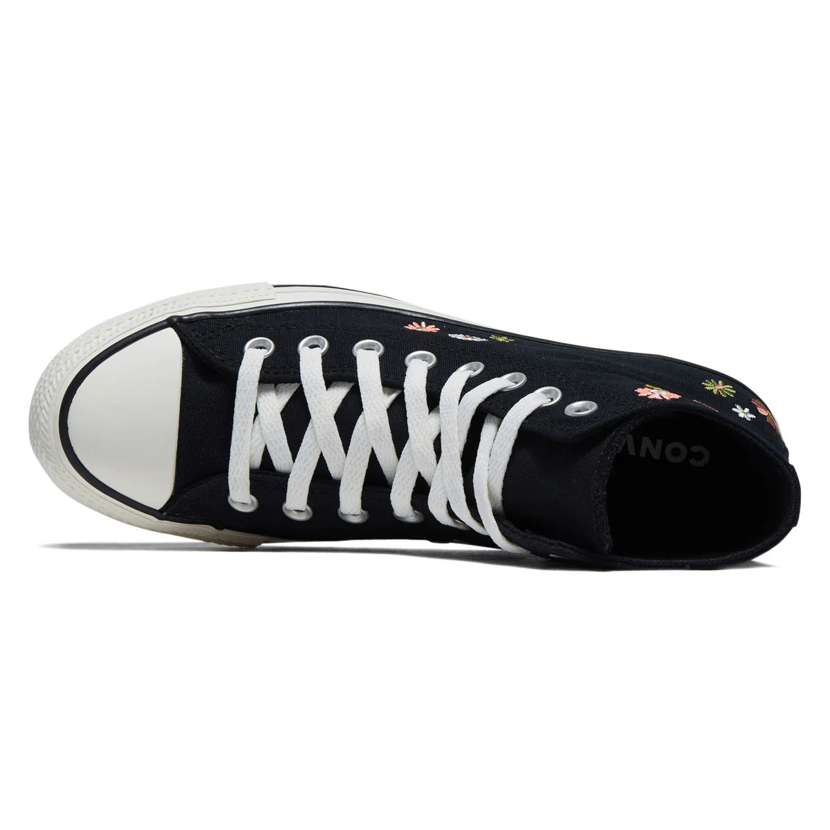 Converse Chuck Taylor All Star Hi Embroidered Florals Shoes - Black/Bright Outlook/All Heat - Image 3