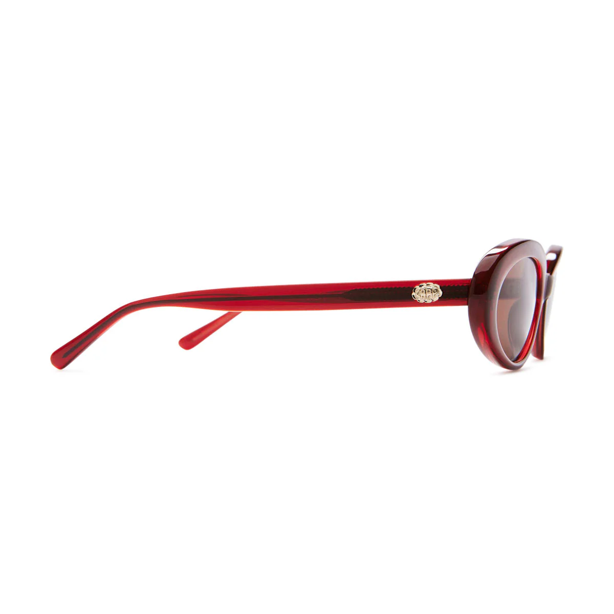 Crap Eyewear The Sweet Leaf Sunglasses - Crystal Black Cherry Bio/Amber - Image 3