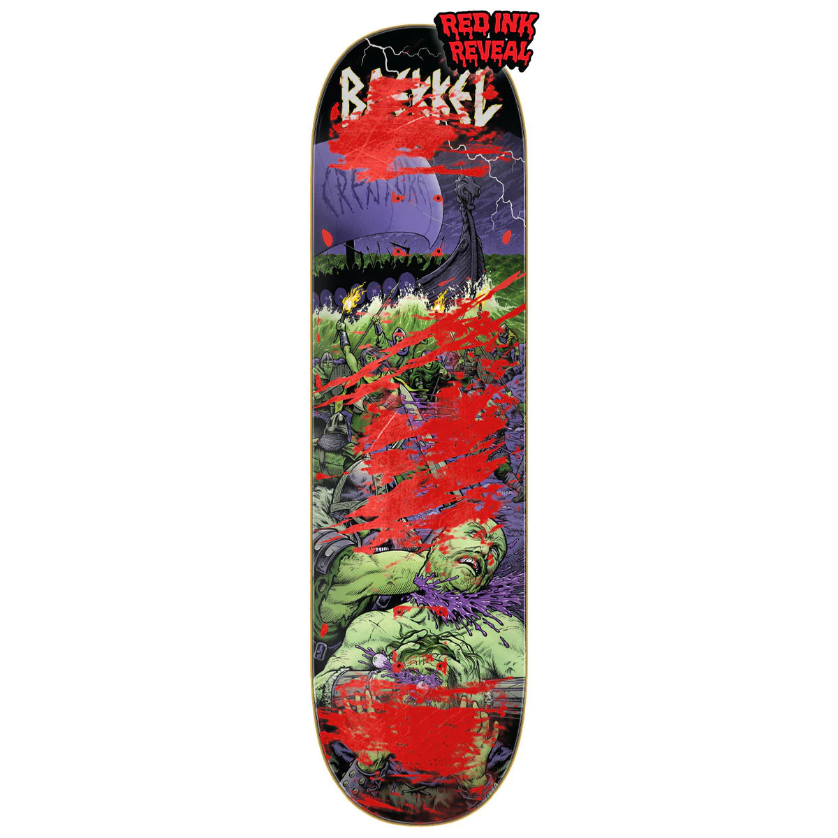 Creature Baekkel Warriors VX Skateboard Complete - 8.60" - Image 2