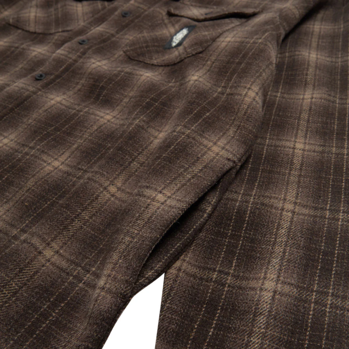 Creature BHF Long Sleeve Hooded Flannel Shirt - Black - Image 4
