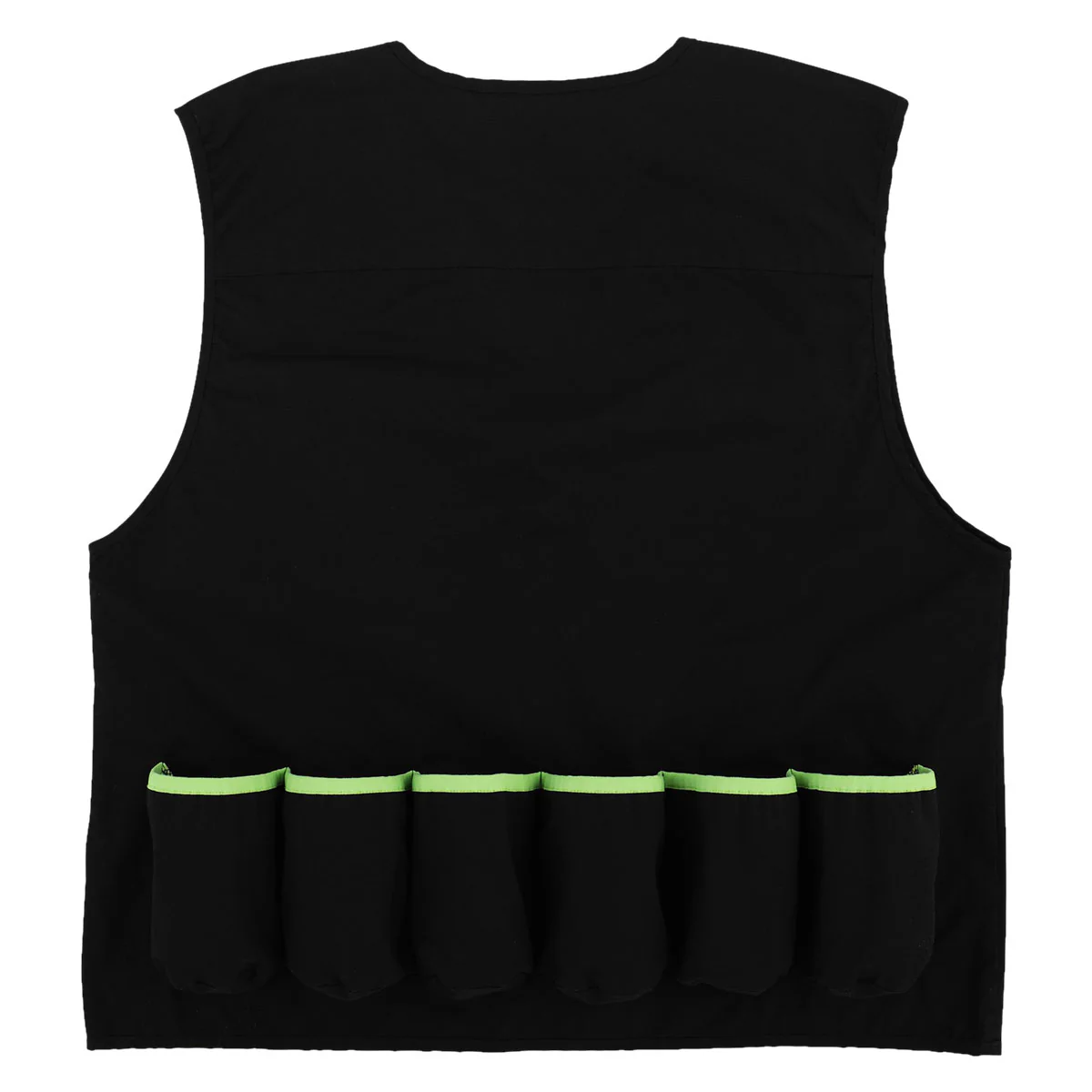 Creature Gravette Cut And Tie Utility Vest - Black - Image 2