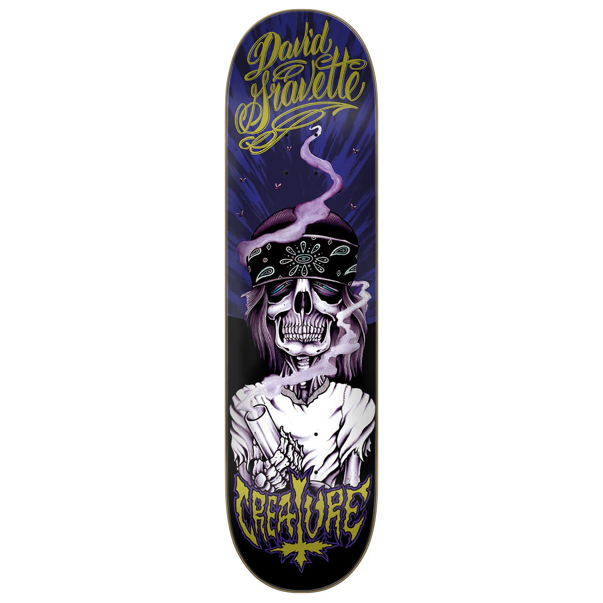 Creature Gravette Hippe Skull 20th Pro Skateboard Deck - 8.30"