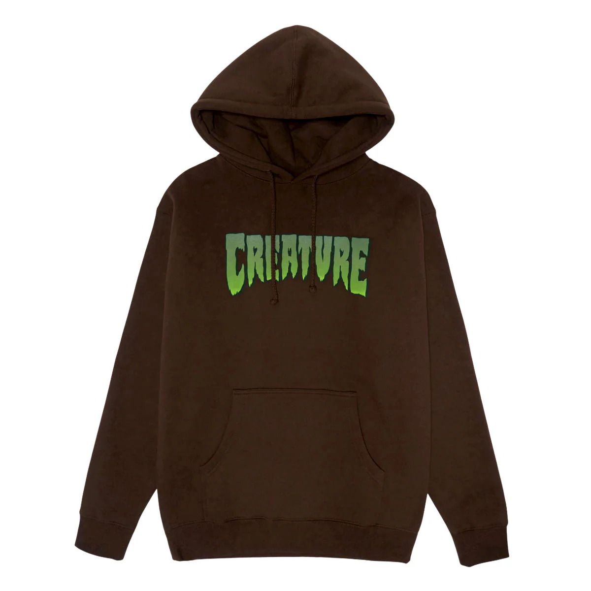 Creature Logo Hoodie - Brown/Green